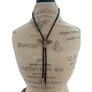Unisex Native American Style Thunderbird‎ Bolo Tie Turquoise Totem Leather Cord